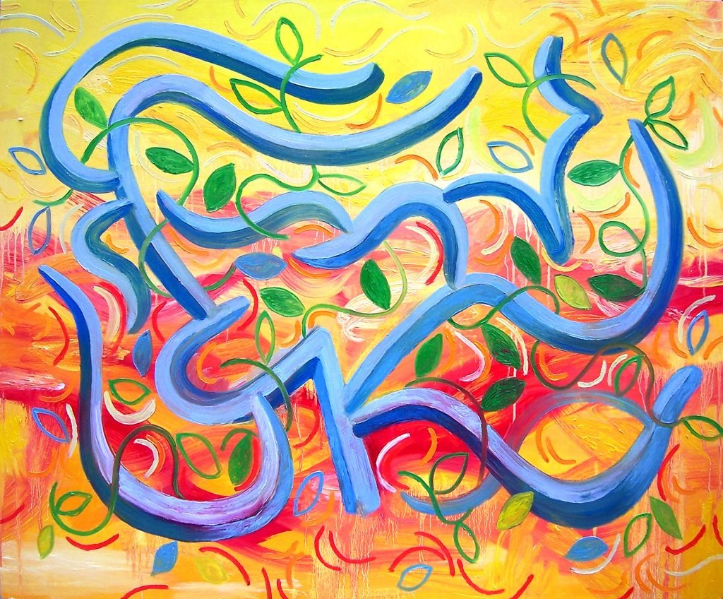Oil on canvas, 48" x 60"