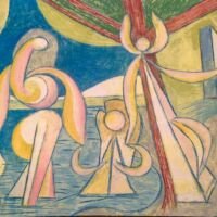 Bathers (Roque Bluffs), 2014