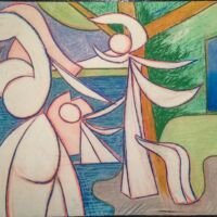 Bathers (Lost Cottage), 2014