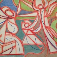 Bathers (Glo), 2014