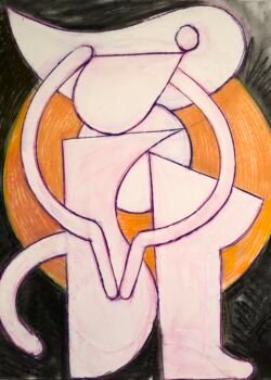 Dancer (Orange Spotlight), 2025